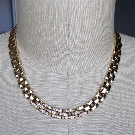 collar cartier|cartier 3 diamond necklace.